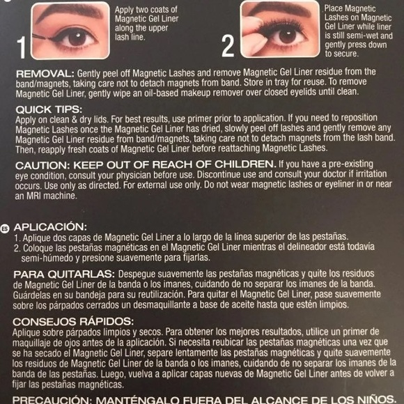 ❤️Ardell magnetic versions 👁️ Lashes & Magnetic gel linerW/brush Magnetic Liner - Picture 3 of 11